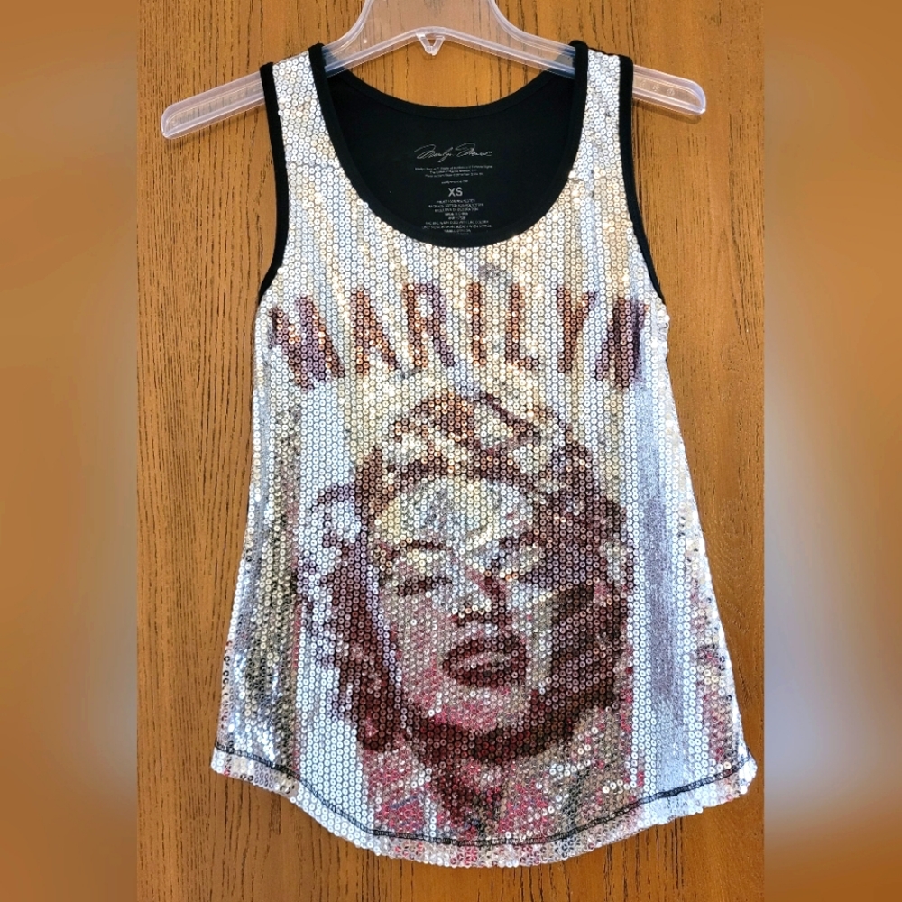 Marilyn Monroe Women's Sequin Tank Top XS
